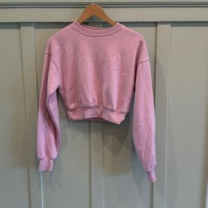 🌸 Wild Fable Lilac Cropped Sweatshirt | Women’s XS